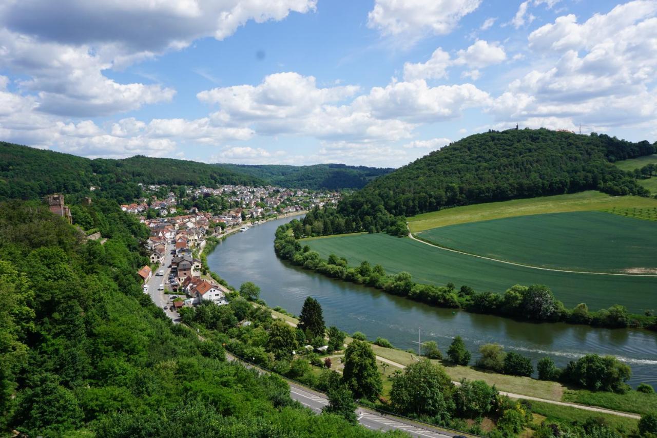 Fewo Am Neckarsteig Mit Anbindung An Heidelberg เนคคาร์ชไตนัค ภายนอก รูปภาพ